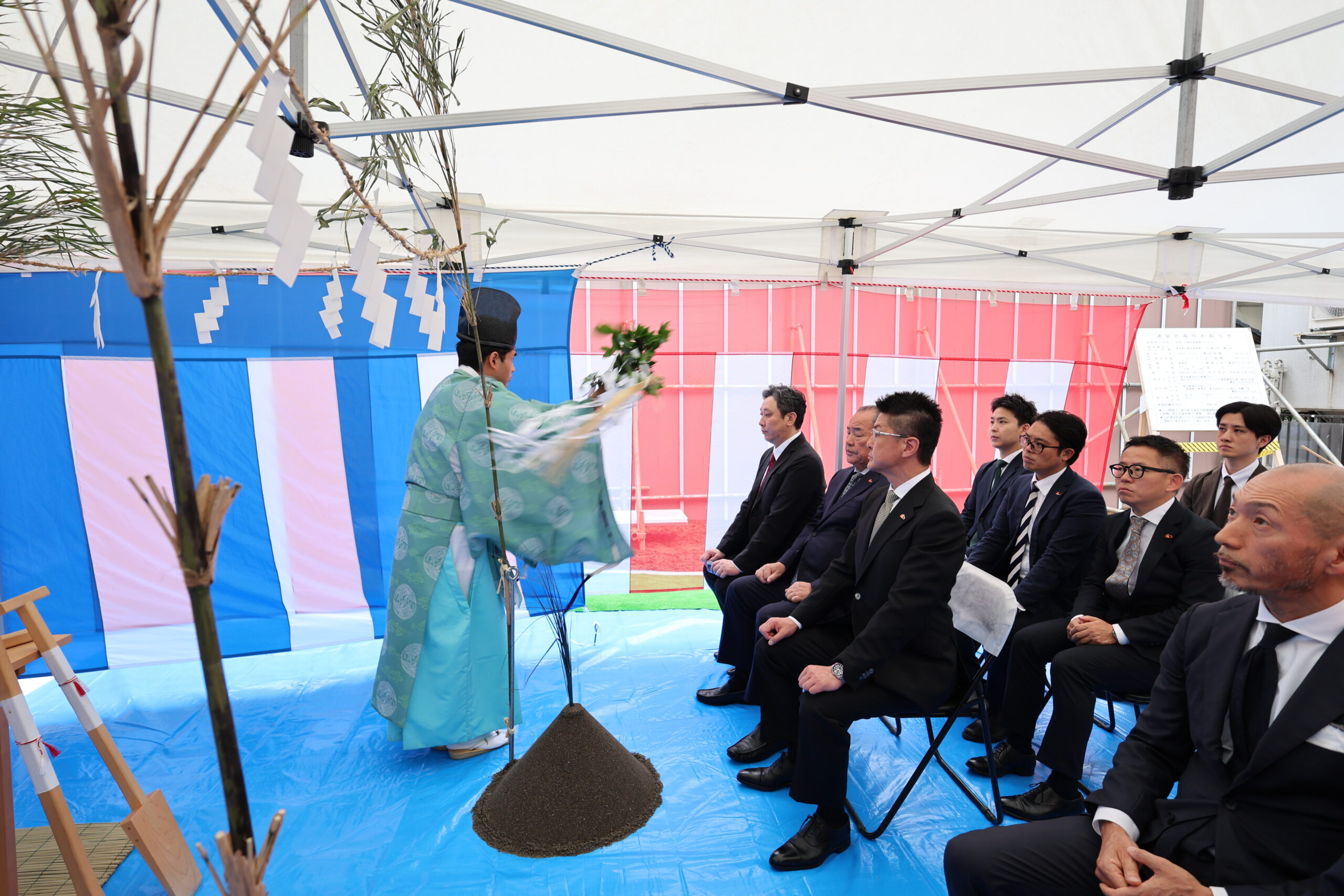 浅草橋ホテルプロジェクト　地鎮祭画像
