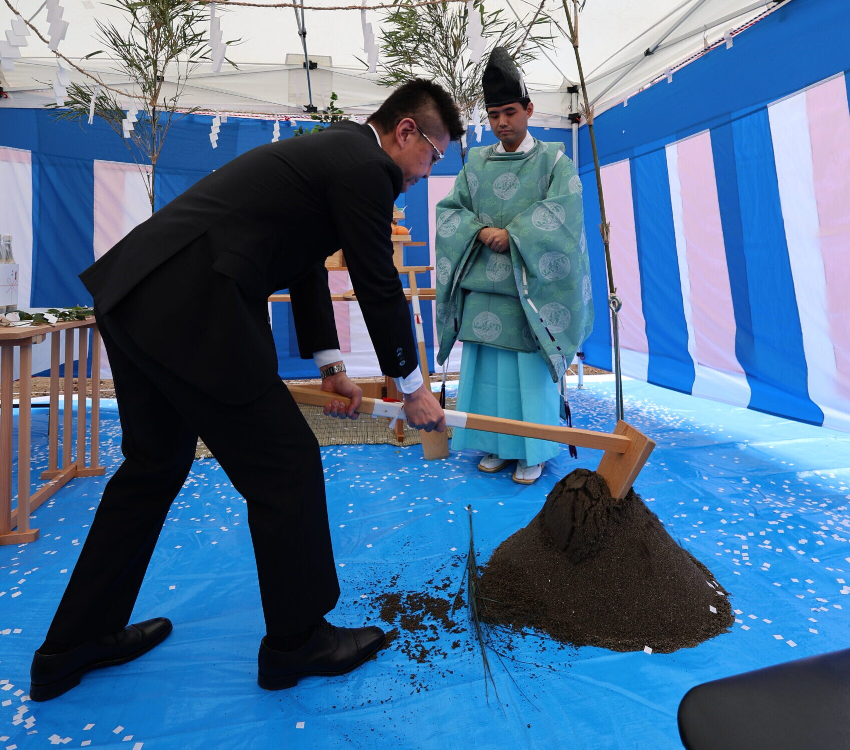 浅草橋ホテルプロジェクト　地鎮祭画像